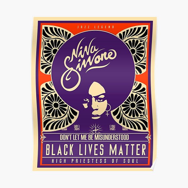 Exclusive Nina Simone BLM - Alternate version Poster
