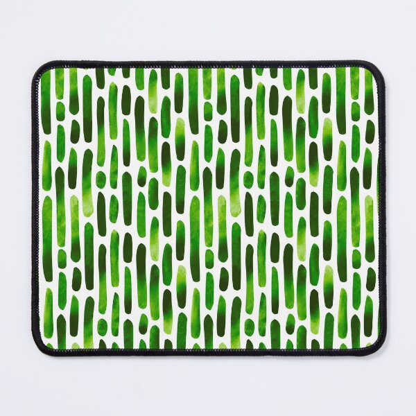 Item preview, Watercolor Strokes 091121 - Grassy Green and White designed and sold by Artberry.