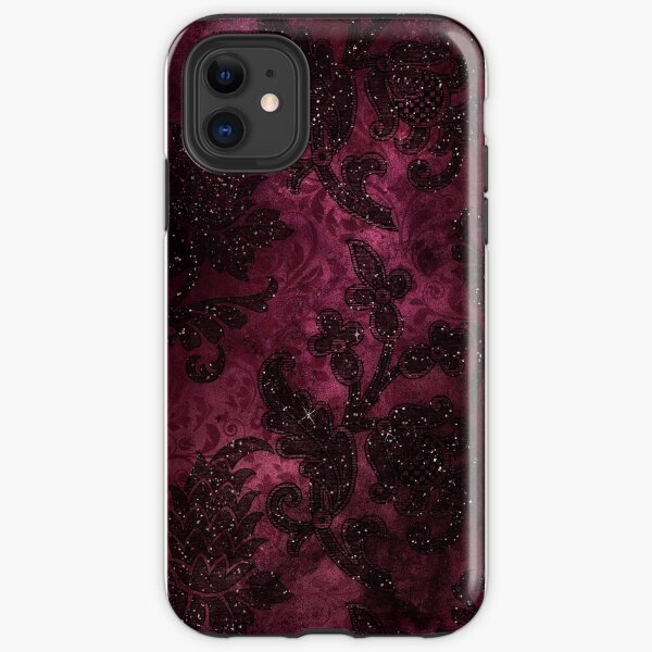 Item preview, Vintage Glamour Burgundy Damask designed and sold by MysticMarble.