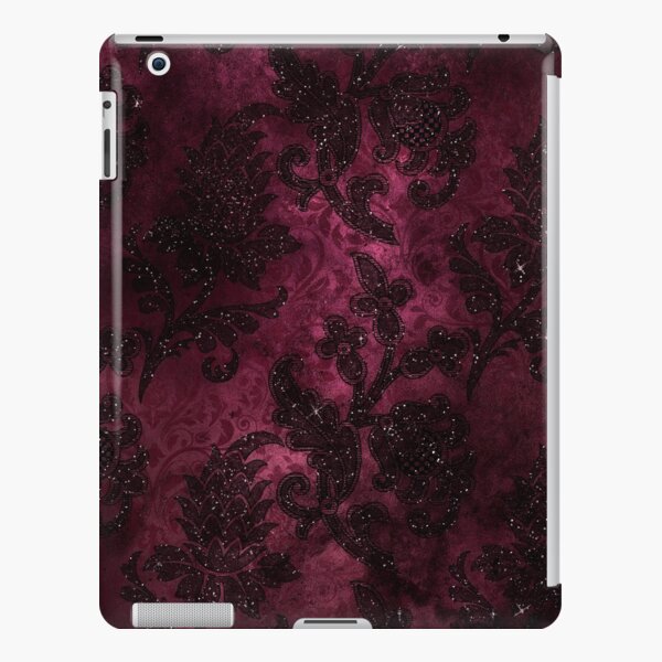 preppy minimalist gothic wine burgundy purple dark plum  iPad Case & Skin  for Sale by lfang77