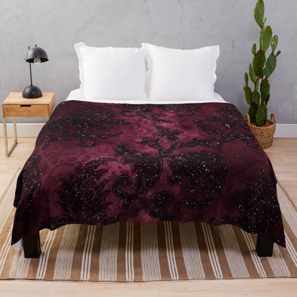 Item preview, Vintage Glamour Burgundy Damask designed and sold by MysticMarble.