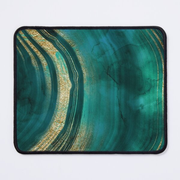 Item preview, Gold Veined Green Luxury Faux Marble  designed and sold by MysticMarble.