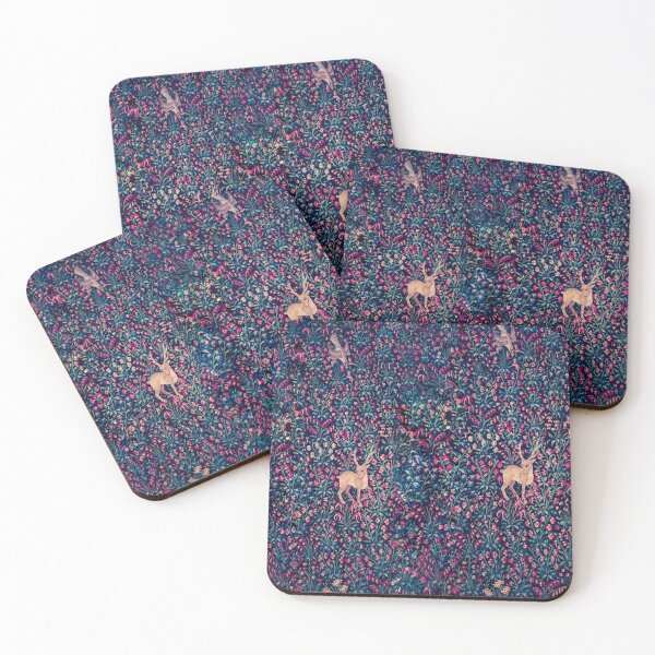 Item preview, Medieval Tapestry Midnight Blue designed and sold by iliketeas.