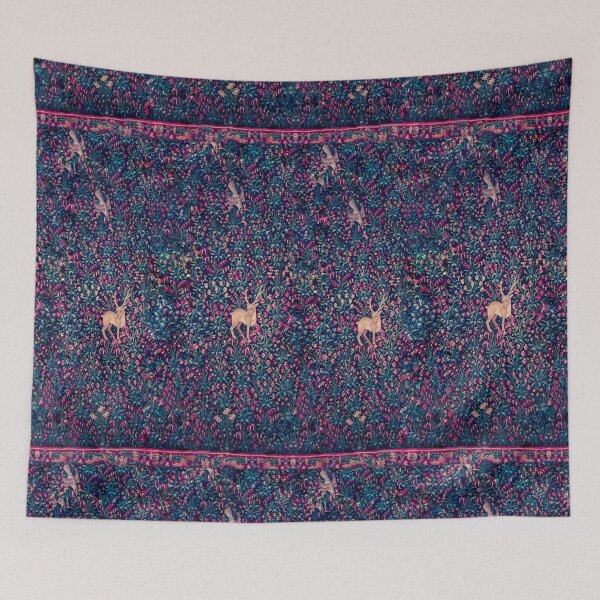 Item preview, Medieval Tapestry Midnight Blue designed and sold by iliketeas.