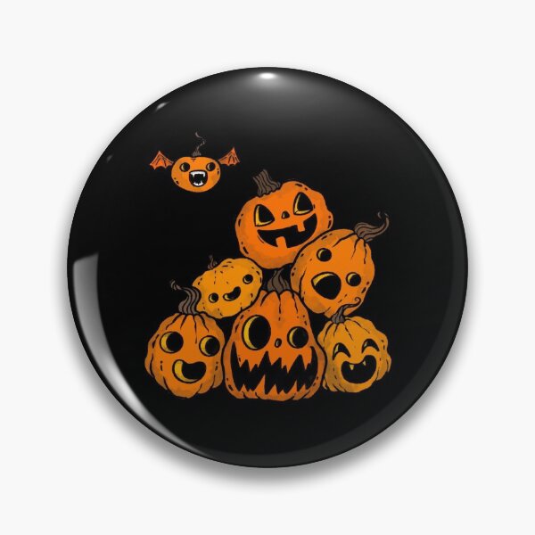 Item preview, Halloween pumpkin pile designed and sold by SandrasCreaturs.