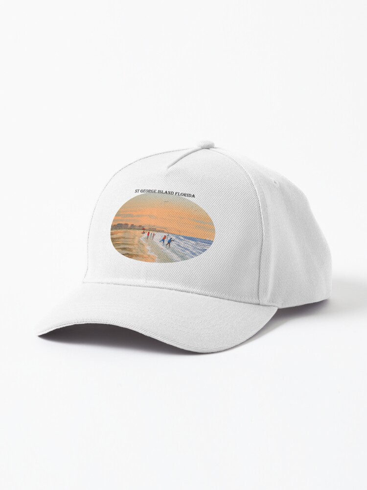 St George Island Florida Fishing The Surf Cap for Sale by bill holkham