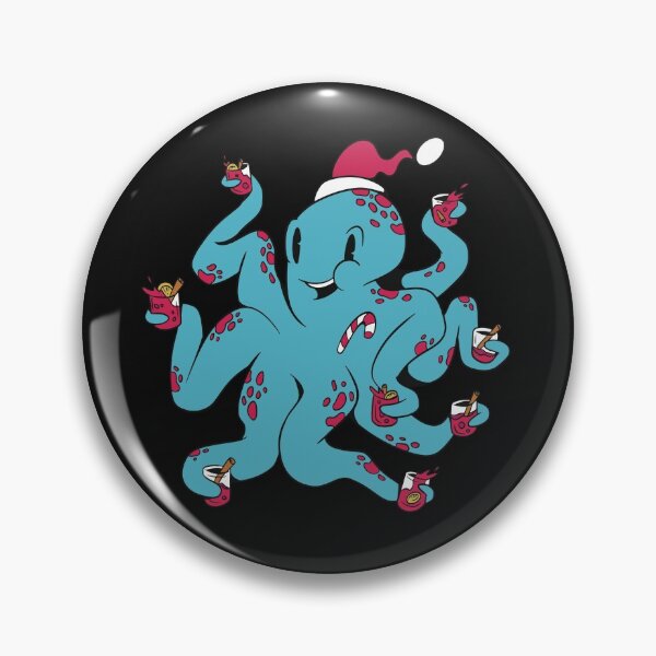 Item preview, Funny drinking octopus designed and sold by Very-Nicely.