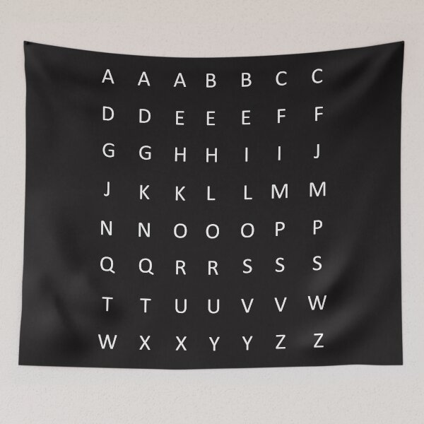 Item preview, Alphabet (Capital letters) designed and sold by REApparelCo.