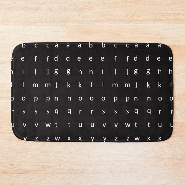 Item preview, Alphabet (Small letters) designed and sold by REApparelCo.