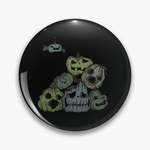 Item preview, Zombie Halloween pumpkin pile designed and sold by SandrasCreaturs.
