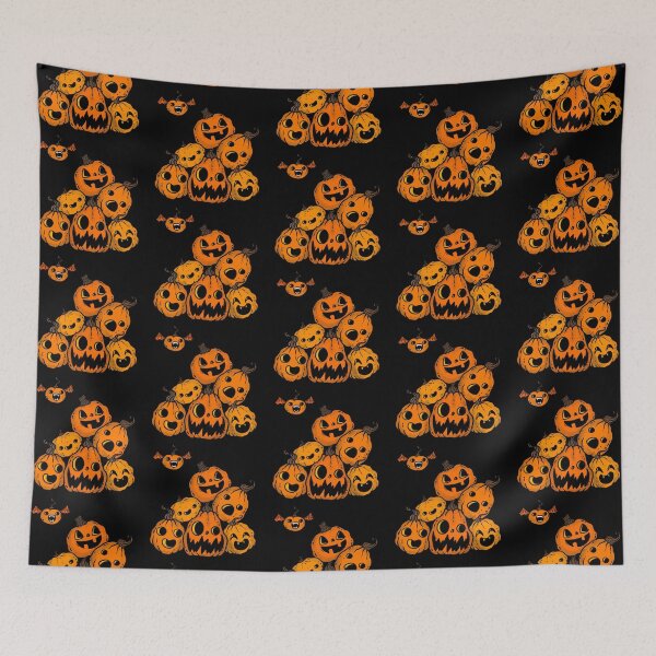 Item preview, Halloween pumpkin pile designed and sold by SandrasCreaturs.