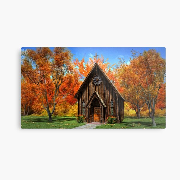 Item preview, Little Brown Church designed and sold by D Young Art.
