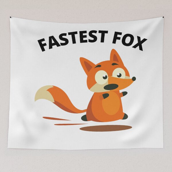 Item preview, Running fox designed and sold by player-502.