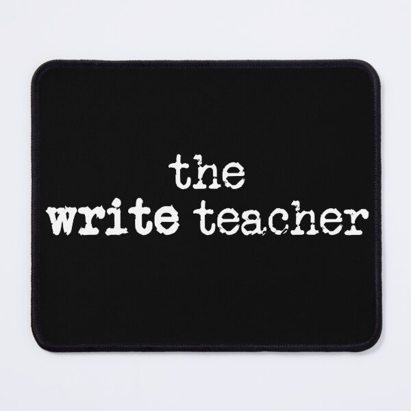 Item preview, the write teacher in white designed and sold by TeaRoseWriter.