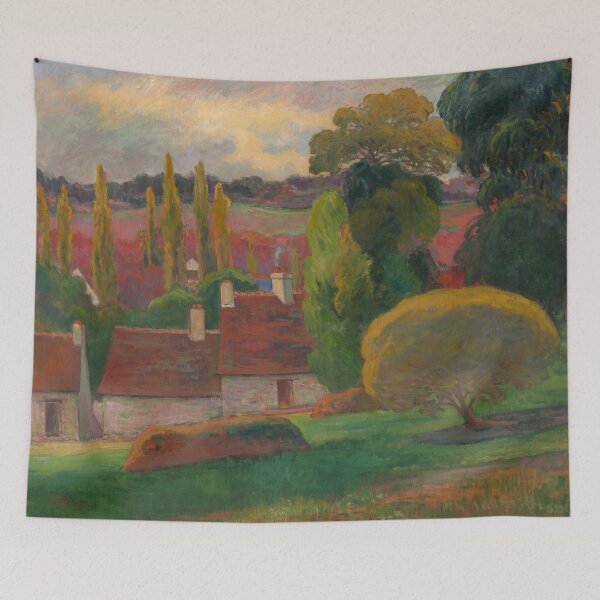 Artikelvorschau, Paul Gauguin, Bauernhof in der Bretagne entworfen und verkauft von SEEMUELLER.