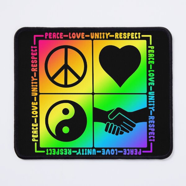 Item preview, Rainbow Peace Love Unity Respect designed and sold by potatoegoat.
