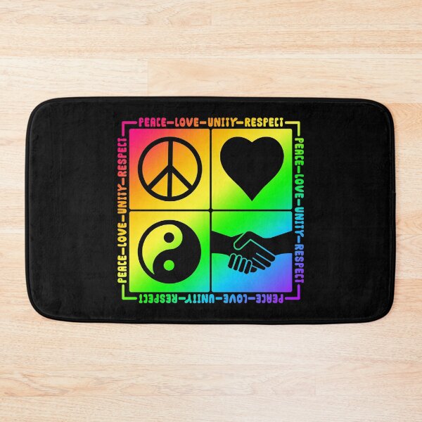 Item preview, Rainbow Peace Love Unity Respect designed and sold by potatoegoat.