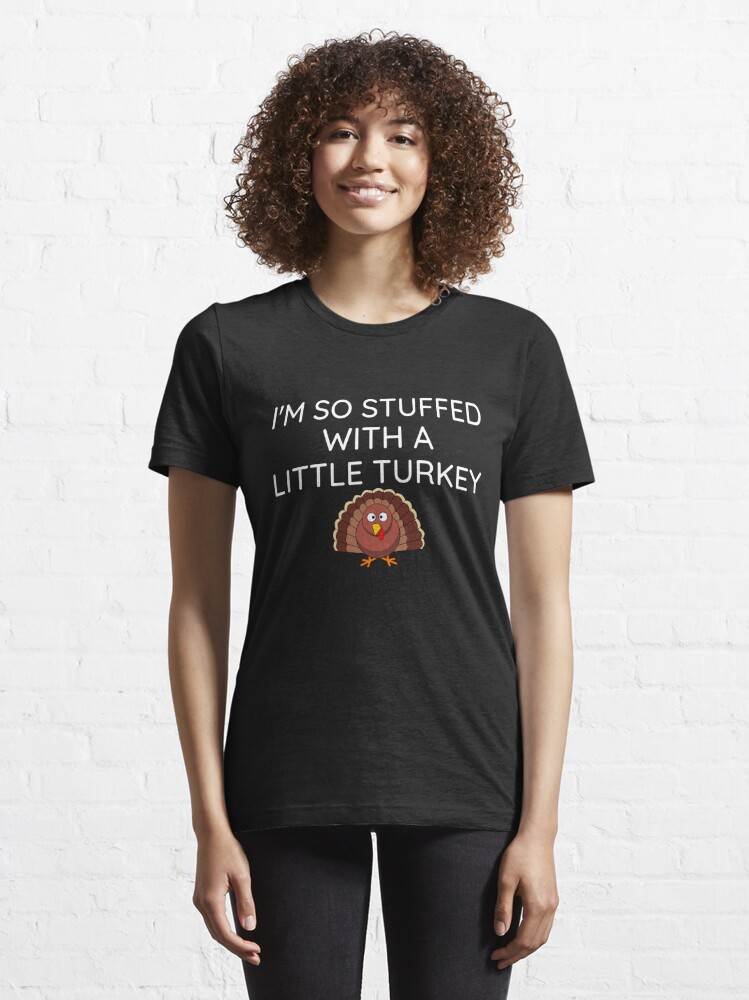 Thanksgiving Pregnancy Announcement Tank Top - I am Stuffed! Funny