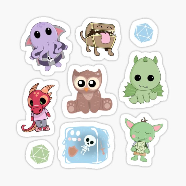 Chibi Kawaii Yeti - Cute Monsters - Magnet