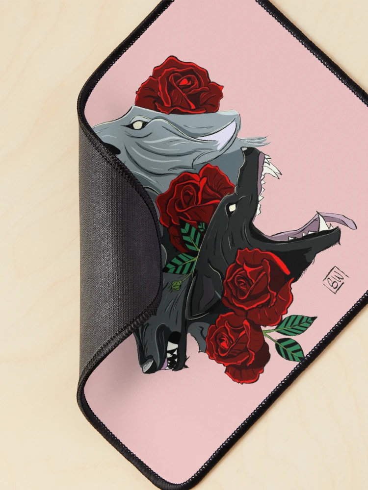 Thumbnail 2 of 5, Mouse Pad, Inner Wolves designed and sold by Sarah Wing.