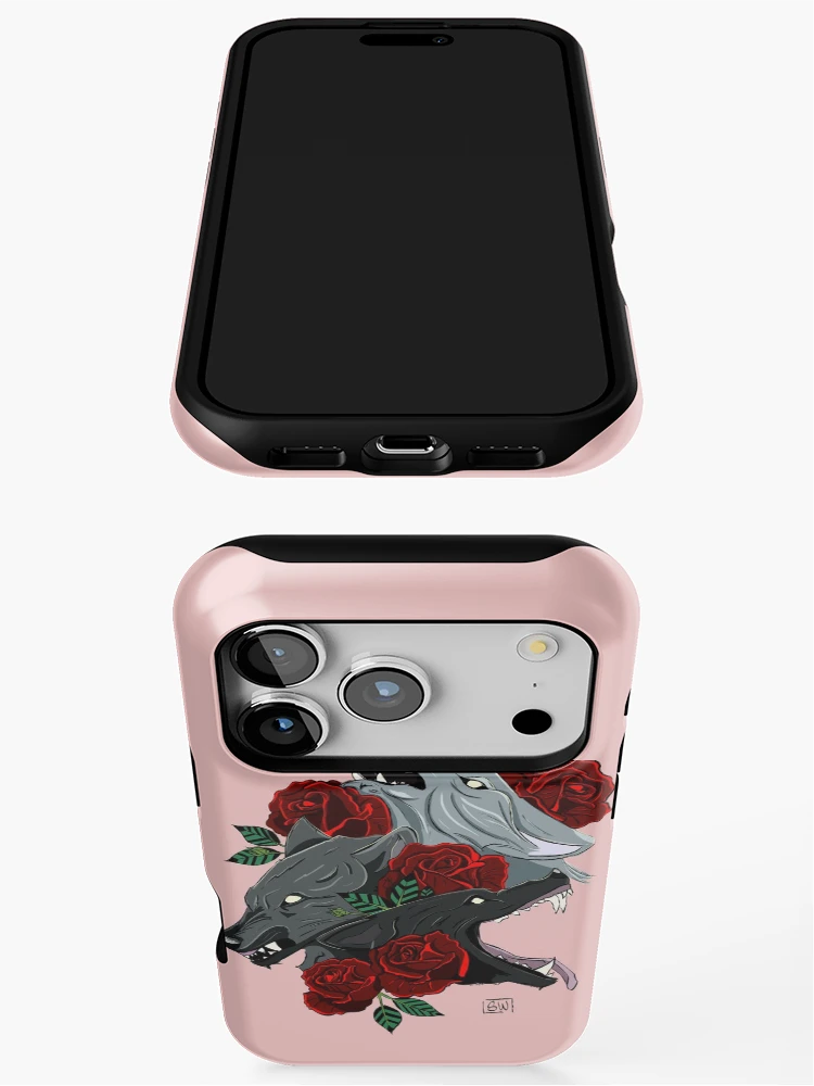 Thumbnail 3 of 4, iPhone Case, Inner Wolves designed and sold by Sarah Wing.