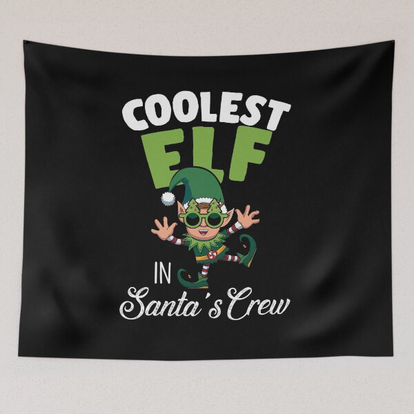 Item preview, Coolest Elf In Santa's Crew Gift Christmas designed and sold by Lenny Stahl.