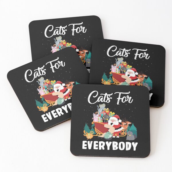 Item preview, Cats Christmas Gift Cat For Everybody Santa Claus designed and sold by Lenny Stahl.