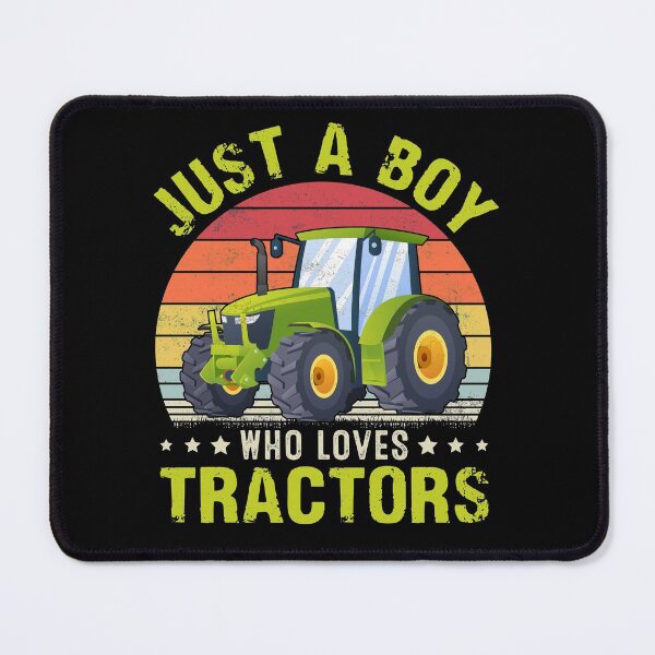 Item preview, Vintage Retro Just A Boy Who Loves Tractors Farming Farmer designed and sold by Best Designer.