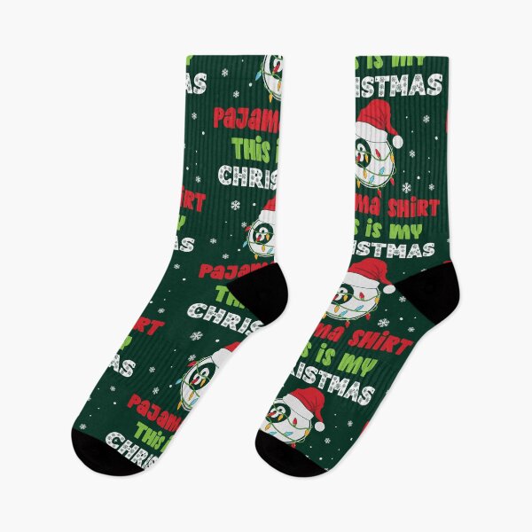 Item preview, This Is My Christmas Pajama Shirt Pool Theme designed and sold by KrisSidDesigns.