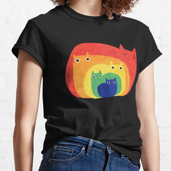 PRIDE Regenbogenkatzen Classic T-Shirt