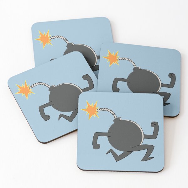 Item preview, Running Retro Cartoon Bomb - Objects with Legs Series designed and sold by SuperAbsurdist.