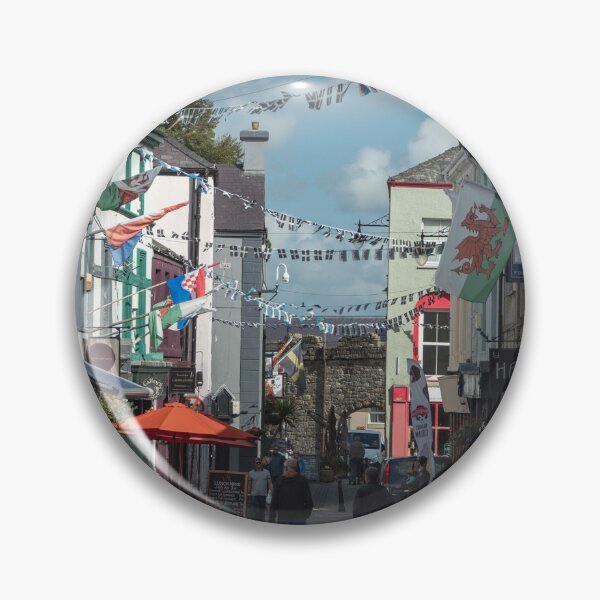 Item preview, Colourful Caernarfon Street Scene designed and sold by Judi Lion.