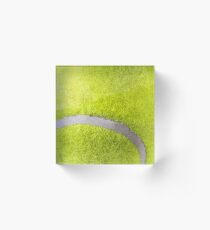 MAN CAVE THROW PILLOW SERIES - TENNIS BALL Acrylic Block