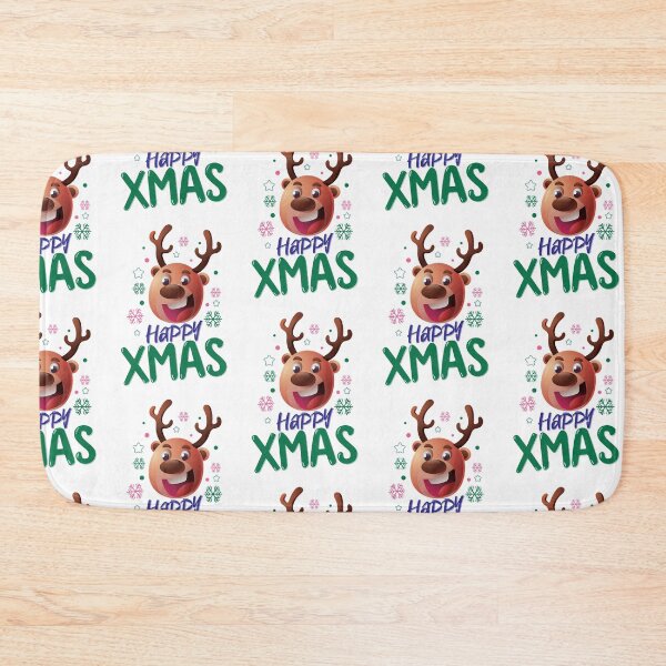 Item preview, Happy Xmas Deer - Deer face designed and sold by cruzzcreation.
