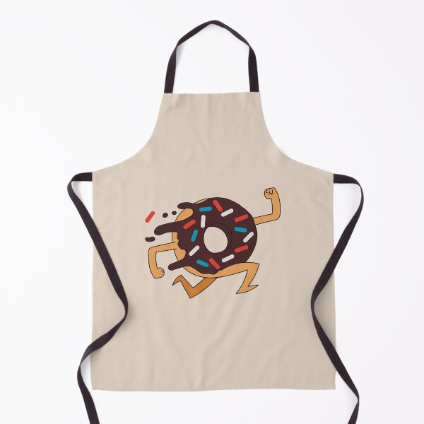 Item preview, Running Chocolate Donut with Sprinkles designed and sold by SuperAbsurdist.