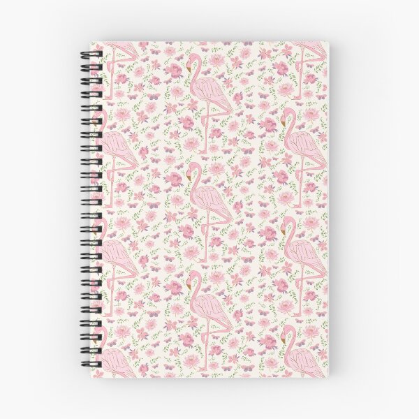 Item preview, Pink Flamingo Obsessed Pattern with Flowers and Butterflies designed and sold by By Roqia.