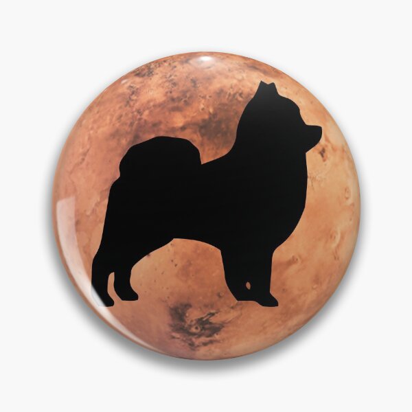 Item preview, pomeranian Dog Silhouette in Mars pomeranian lover gift designed and sold by alaechamlal.