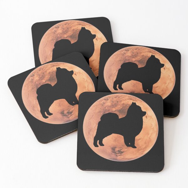 Item preview, pomeranian Dog Silhouette in Mars pomeranian lover gift designed and sold by alaechamlal.