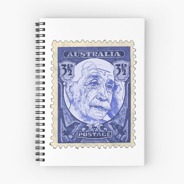 Item preview, Postage stamp Einstein Australia designed and sold by GePadeSign.