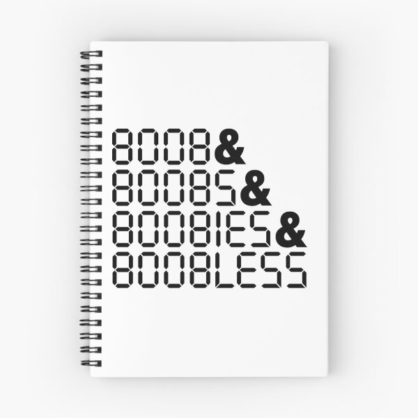 Item preview, BOOBLESS Calculator Upside-down Words designed and sold by acquiesce13.
