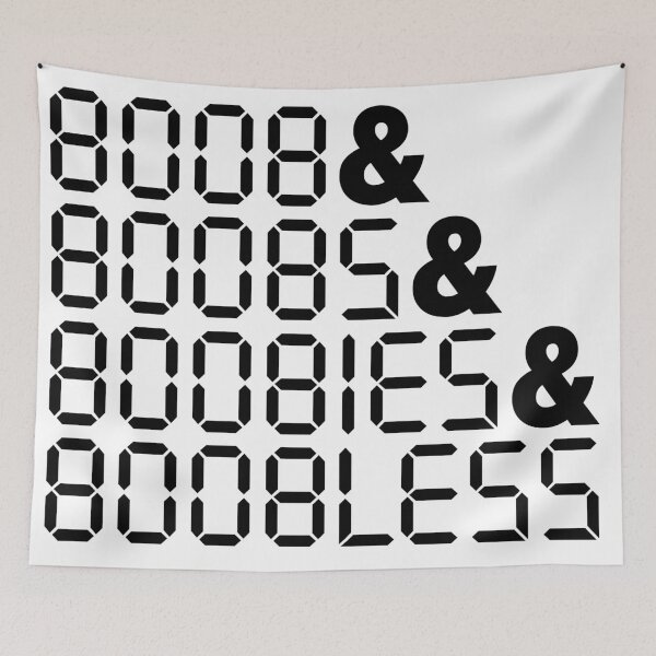 Item preview, BOOBLESS Calculator Upside-down Words designed and sold by acquiesce13.