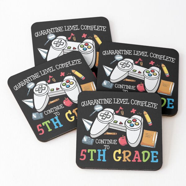 Item preview, Quarantine Level Complete Continue To Fifth Grade - Trendy Back To School Design For Students and Teachers designed and sold by Prince - Bestseller ★★★★★.