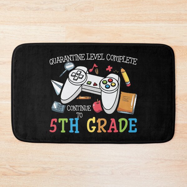 Item preview, Quarantine Level Complete Continue To Fifth Grade - Trendy Back To School Design For Students and Teachers designed and sold by Prince - Bestseller ★★★★★.