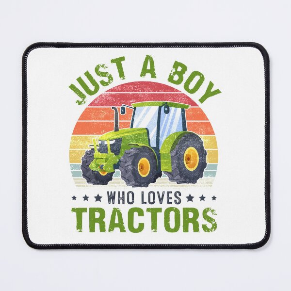 Item preview, Vintage Retro Just A Boy Who Loves Tractors Farming Farmer designed and sold by Best Designer.