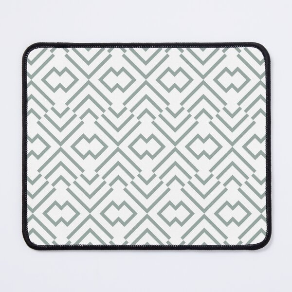 Item preview, Green and White Simple Art Deco Shape Pattern Pairs Dulux 2022 Popular Colour Fresh Foliage - Color Trends designed and sold by ColorOfTheYears.