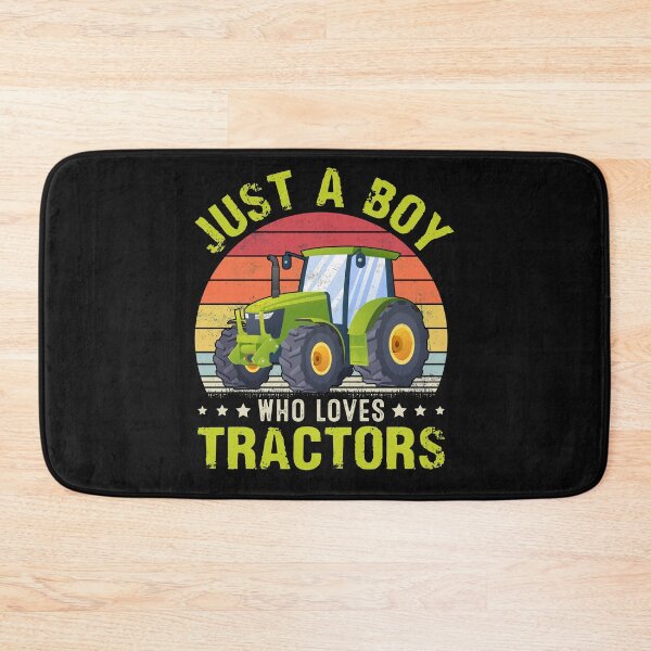 Item preview, Vintage Retro Just A Boy Who Loves Tractors Farming Farmer designed and sold by Best Designer.