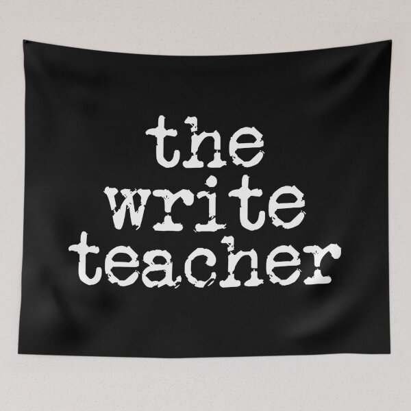 Item preview, the write teacher vert white designed and sold by TeaRoseWriter.