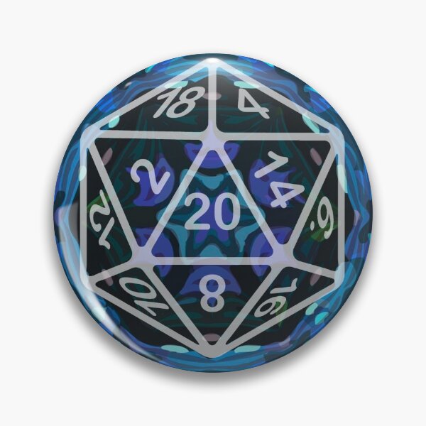 Item preview, Fine Art Fantasy AD&D Critical Hit d20 Polyhedral Dice Design designed and sold by Candlewood Museum & Gift Shoppe.