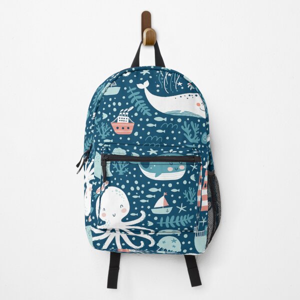 Item preview, Boy Navy Blue and White Nautical Pattern designed and sold by sweetbelle.