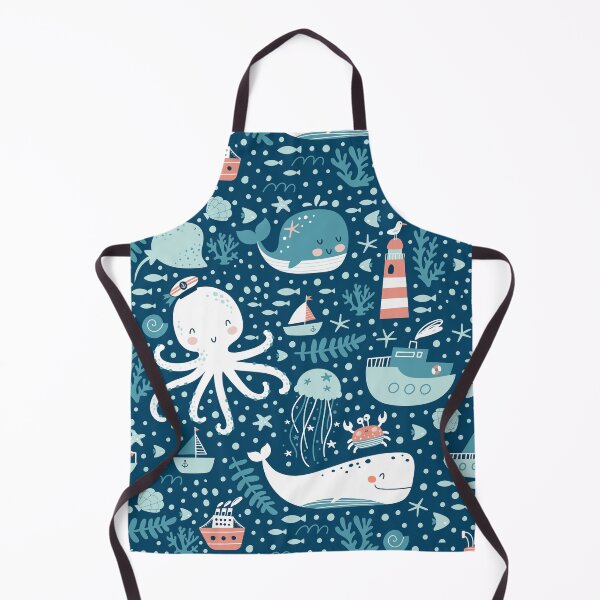 Item preview, Boy Navy Blue and White Nautical Pattern designed and sold by sweetbelle.